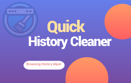 Quick History Cleaner - Chrome Browsing History Cleaner small promo image