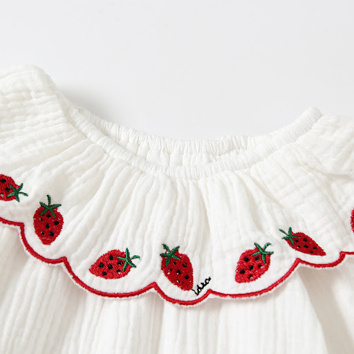 Title 4, Female Baby Fart Clothes Long-sleeved One-piece...