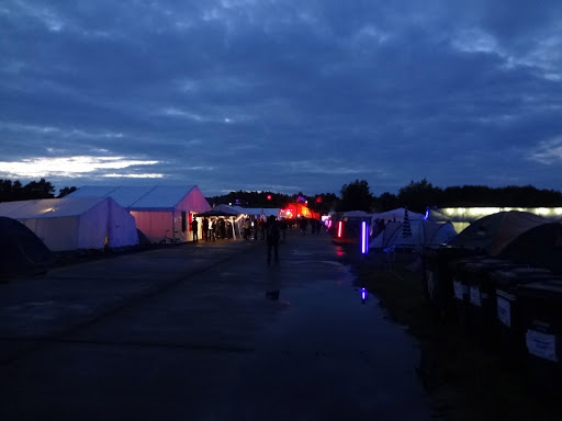 CCCamp11 by night Germany 2011