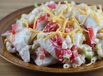 Imitation Crab Salad was pinched from <a href="http://cullyskitchen.com/imitation-crab-salad-recipe/" target="_blank">cullyskitchen.com.</a>