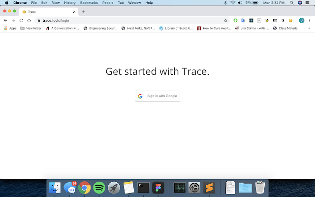 Trace chrome extension