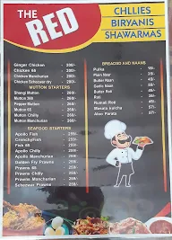 The Red Chillies Biryanis & Shawarmas menu 1