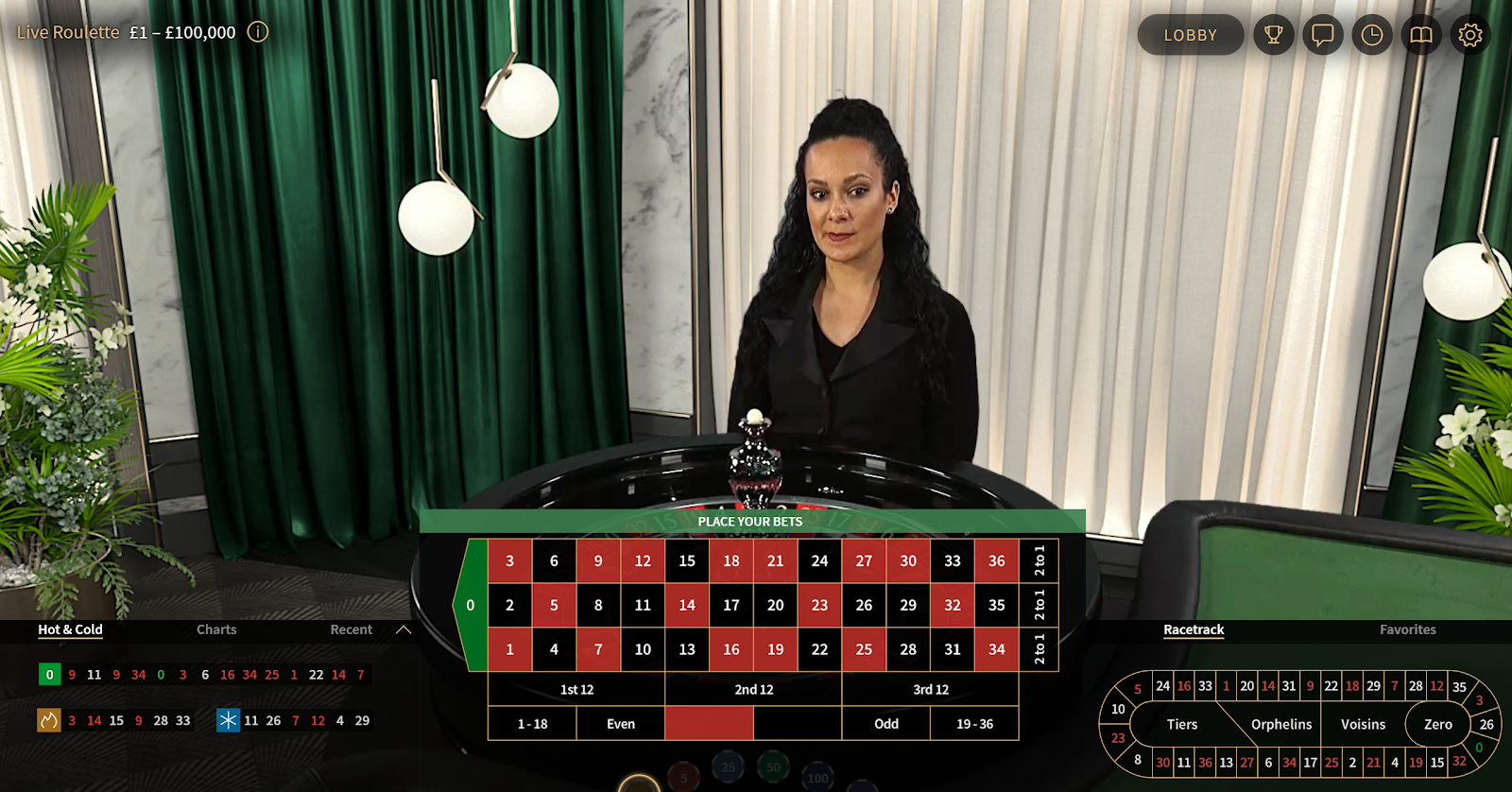 Premier Roulette is one of the best roulette games you can play at Grosvenor Casinos