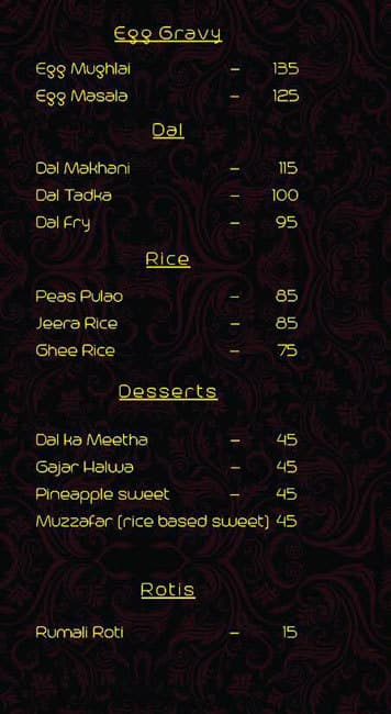 AQNI menu 