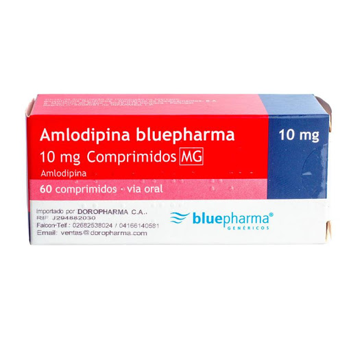 Amlodipina 10mg 60comprimidos BluePharma  Bluepharma