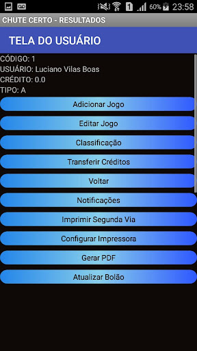 CHUTE CERTO - RESULTADOS