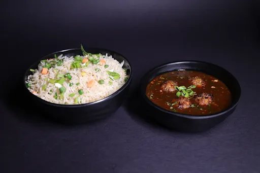 Veg Manchurian Fried Rice