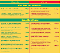 Hero Sandwich menu 2