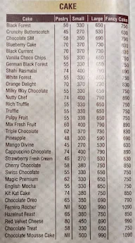 Merak Cake Shop menu 1