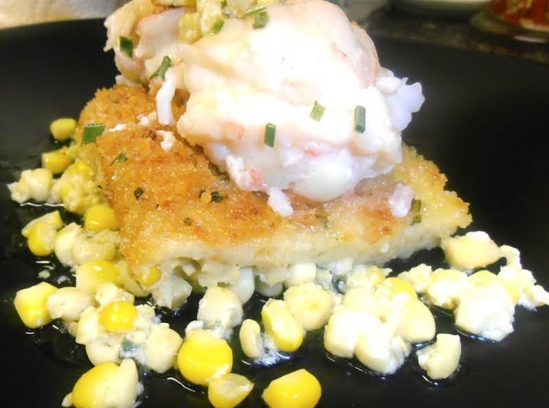 Butter Poached Lobster & Coconut Corn Pudding