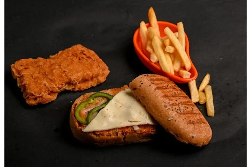 Captain Fried Chicken Mini Hero Panini (Best Seller) (Small)