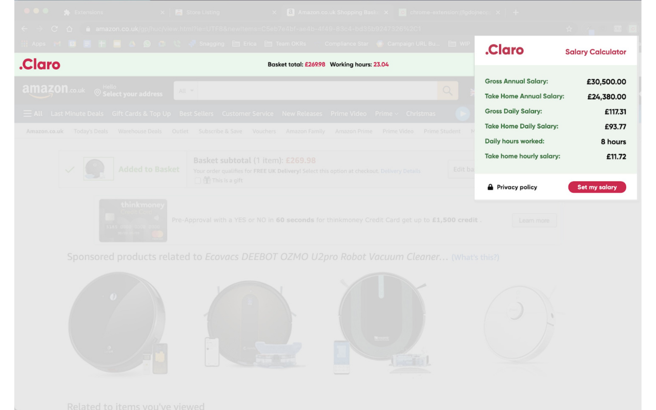 Claro Money Widget Preview image 3