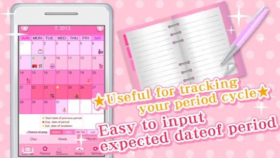 Download Woman's DIARY period・diet・cal apk