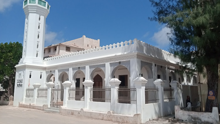 Raudha mosque in Lamu island.