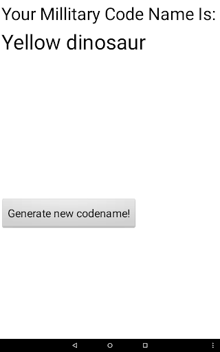 Code Name Generator