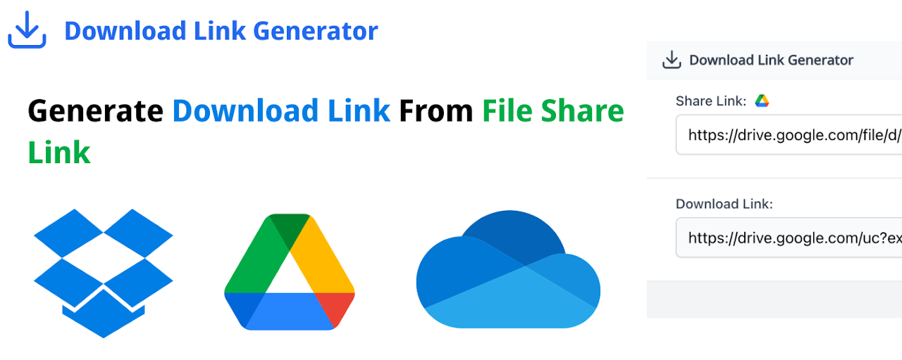 Download Link Generator Preview image 2