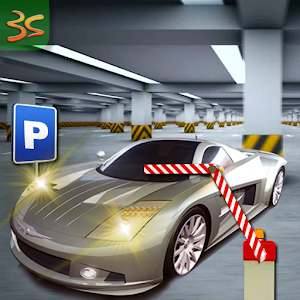 Multi story car parking game logo
