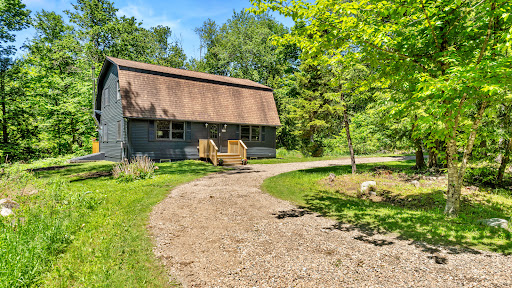 House purchase in Becket (United States) - Dark cottage surrounded by green trees