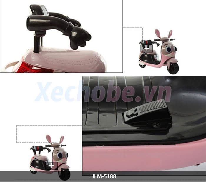 xe vespa điện cho bé