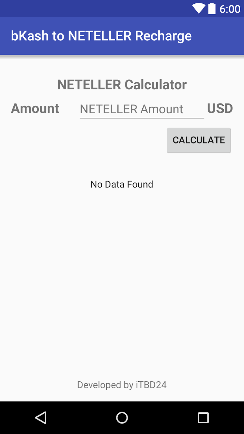 NETELLER Recharge Screen 3
