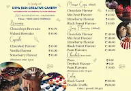 Dipa Jain Creative Cakery menu 1