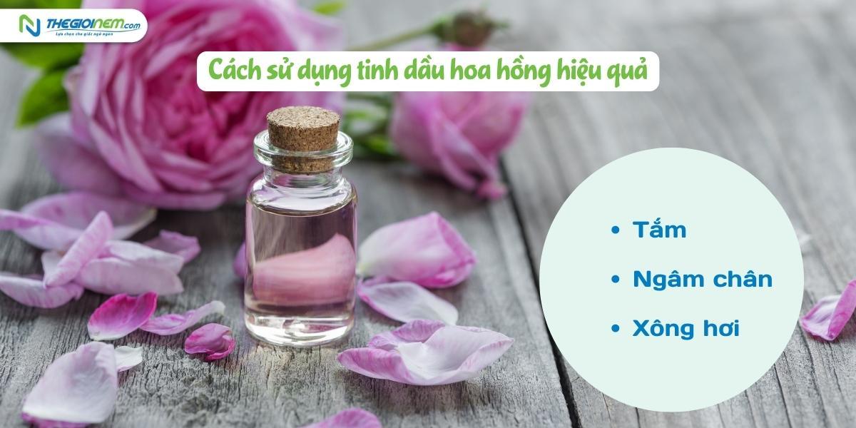 Tinh dầu hoa hồng | Những lợi ích trên cả tuyệt vời với sức khỏe