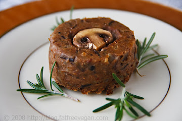 Mushroom, Lentil, and Wild Rice Timbales