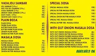 South Indian Cafe menu 2