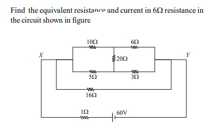 Combination of resistors