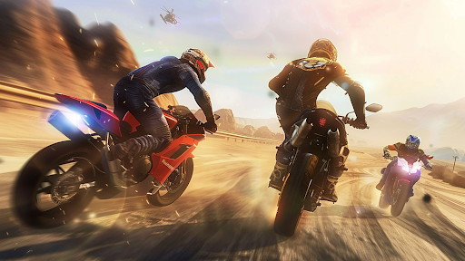 Screenshot VR Bike Highway Attack Race