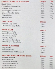 Bangalore Iyangar Bakery menu 2