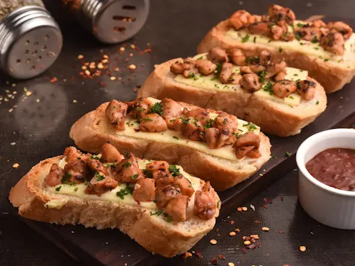 Chicken Salsa Garlic Bread (4 Pcs)