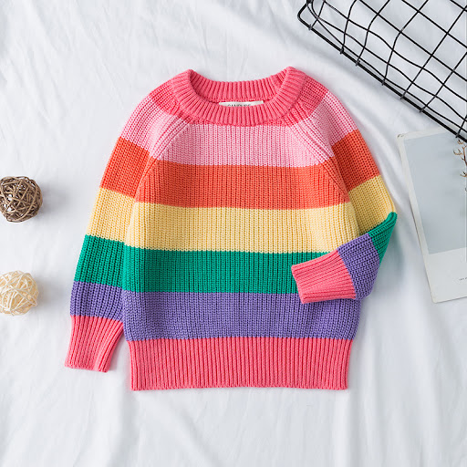 Title 6, Childrens core spun knit sweater, soft and war...