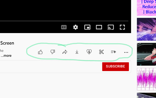 Hide Youtube Video Button Text (CSS)