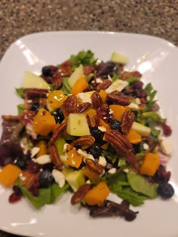 Fall Harvest Salad With Maple Dressing