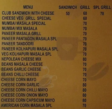 Kaivalya Cafe Katta menu 