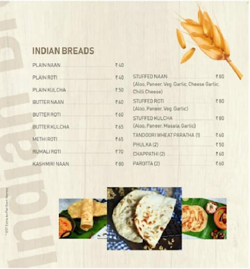 Sri Balaji Woodlands menu 