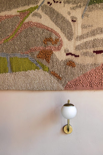 The geological tapestry of the Melville Koppies was produced with Karoo Looms.