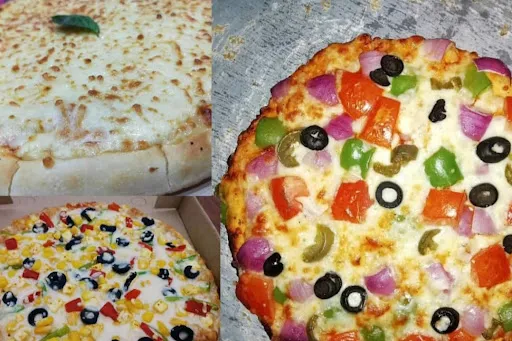 Pizza Combo [Serves 3, 8 Inches]