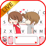 Cover Image of Descargar Playful Couple Keyboard Theme 1.0 APK