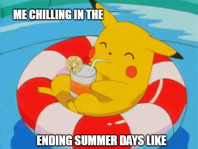 Funny Summer Ending Days Meme