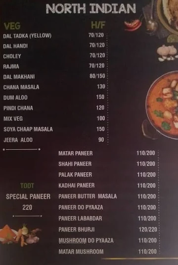 Talk Of D'Town menu 