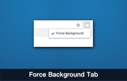 Force Background Tab Preview image 0