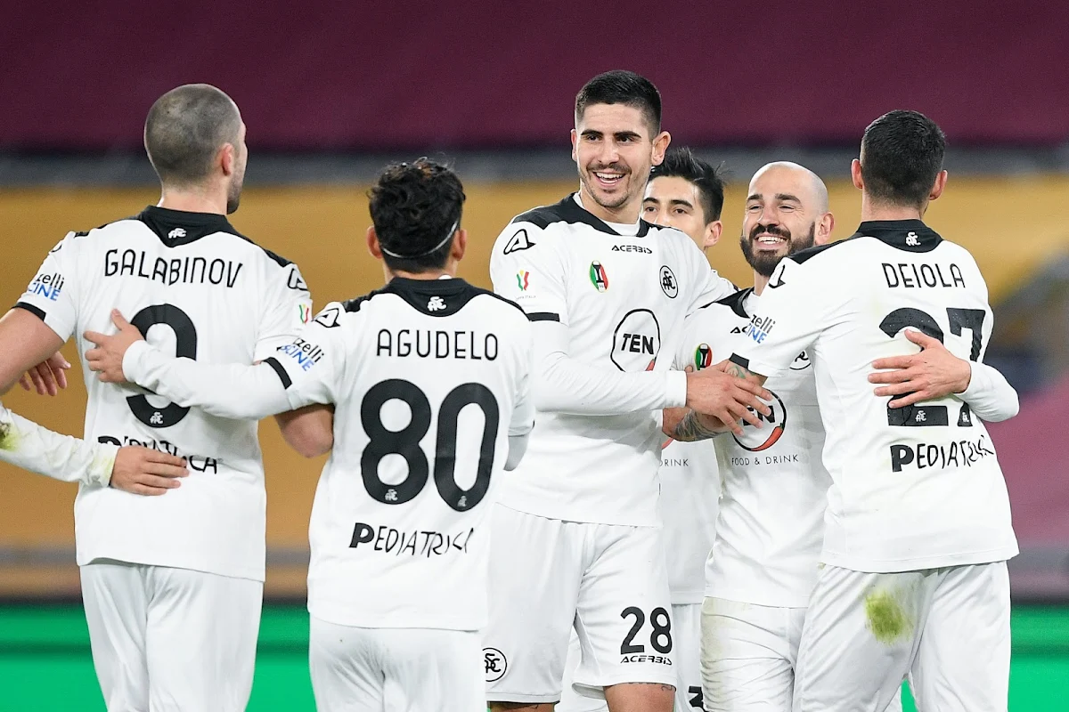 Serie A : la Spezia remonte Salernitana et s'impose