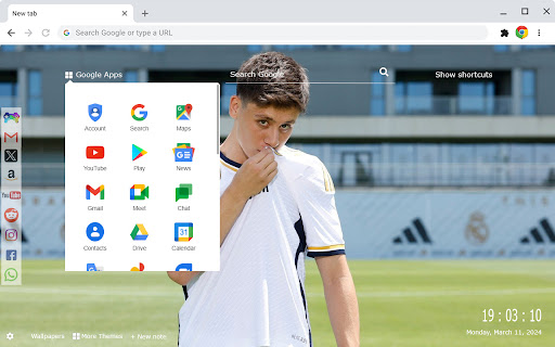 Arda Güler New Tab Extension & Wallpapers