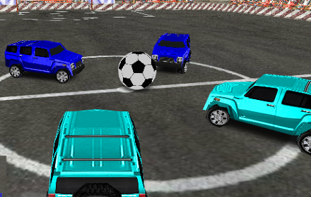 4x4 Soccer - Play Soccer with SUVs! small promo image
