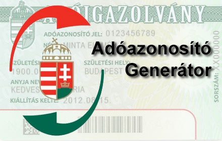 Adóazonosító generátor small promo image