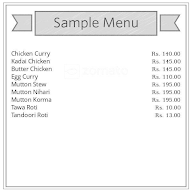 Indian Curry menu 4