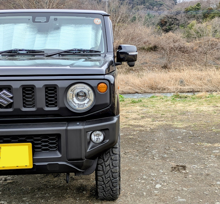 ジムニーのレヴォーグ・愛車の半顔が見たい・車中泊・ジムニーのある生活に関するカスタム事例の投稿画像2枚目