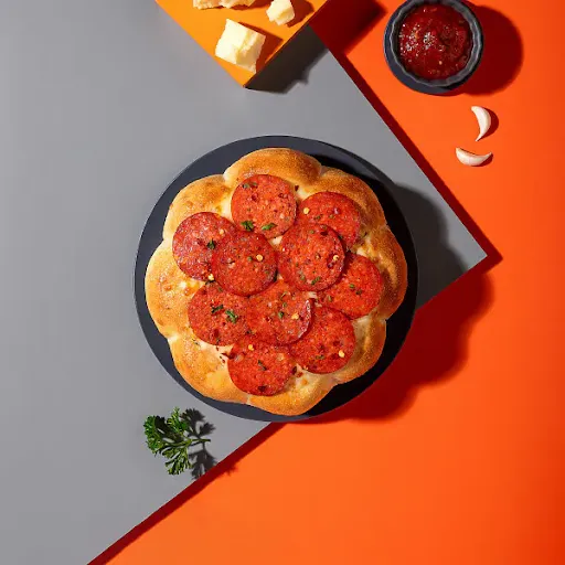 Pepperoni Pull Apart Garlic Bread ( Pork ).